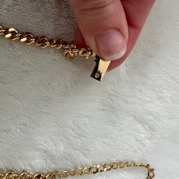 kate spade gold and white flower floral necklace and earrings set nwt and nwot - Picture 3 of 9